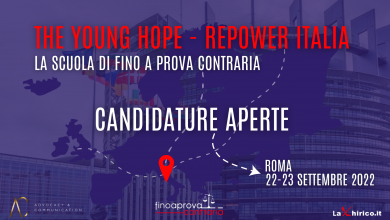 Photo of Al via le candidature per “The Young Hope – RePower Italia”. Apre i lavori Roberta Metsola