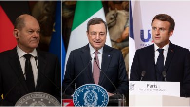 Photo of Draghi, Macron e Scholz a Kiev: “Sostegno di unità europea agli ucraini”
