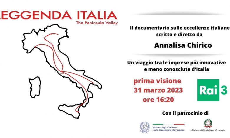 Photo of LEGGENDA ITALIA-The Peninsula Valley, prima visione domani su Rai3